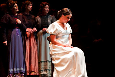 Anna Leese as Tatyana in the New Zealand Opera production of 'Eugene Onegin'. Photo © 2009 Jane Ussher