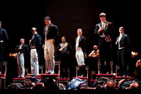 A scene from New Zealand Opera's production of 'Eugene Onegin'. Photo © 2009 Jane Ussher