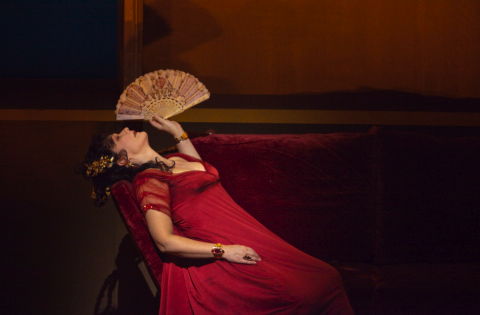 Karita Mattila in the title role of Puccini's 'Tosca' at the New York Metropolitan Opera. Photo © 2009 Ken Howard