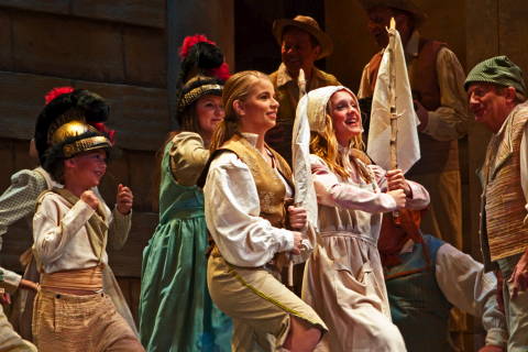 The Children's Chorus in the Phoenix Opera production of Bizet's 'Carmen'. Photo © 2009 Victor Massaro