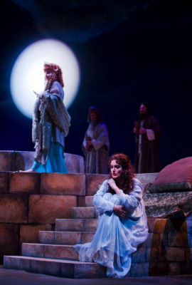 Molly Fillmore as Salome and Luretta Bybee as Herodias in the Arizona Opera production of 'Salome'. Photo © 2009 Tim Fuller