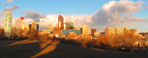 A Calgary skyline. Photo© 2009 Gordon Rumson