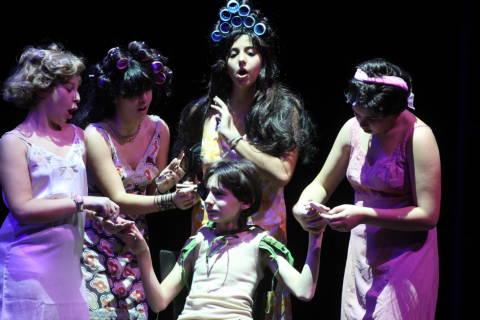 The crowning ceremony from 'Le Streghe di Venezia'. Photo © 2009 Musacchio & Ianniello