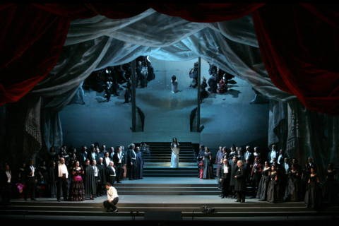 The Concertato at the end of Act II of 'La traviata'. Photo © 2009 Corrado Maria Falsini