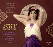 Art Nouveau - Songs by Strauss, Zemlinsky, Ravel and Respighi. &copy; 2013 Pan Foundation for Music, Baar, Switzerland (AP054)