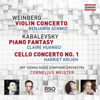 Kabalevsky and Weinberg Concertos. © 2018 Capriccio (C5310)