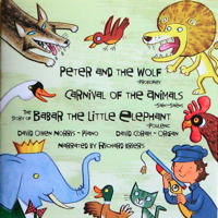 Peter and the Wolf, with Carnival of the Animals / Babar the Elephant. &copy; 2011 David Coram (CCCD101)