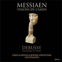 Two-Piano Music of Messiaen and Debussy. &copy; 2010 Cedille Records (CDR 90000 119)