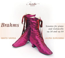 Brahms sonatas for piano and violoncello. &copy; 2012 Coviello Classics (COV 51204)