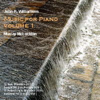 John R Williamson: Music for Piano Volume 1. &copy; 2001 Dunelm Records, 2009 Divine Art Ltd (ddv24143)