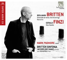 Britten / Finzi - Mark Padmore - Britten Sinfonia. &copy; 2012 harmonia mundi usa (HMU 807552)