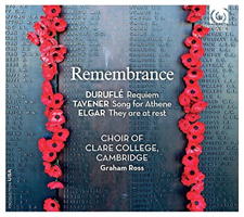 Remembrance - Durufl&eacute;, Tavener, Elgar. &copy; 2016 harmonia mundi usa (HMU 907654)
