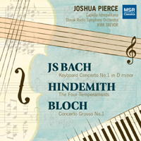 Bach, Hindemith and Bloch - Music for Piano and Strings - Joshua Pierce. &copy; 2013 Joshua Pierce (MS 1415)