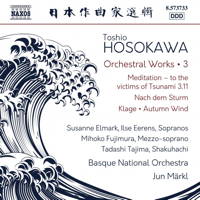 Toshio Hosokawa Orchestral Works 3. © 2018 Naxos Rights US Inc (8.573733)