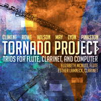 Tornado Project - Trios for Flute, Clarinet and Computer. &copy; 2015 Ravello Records LLC (RR7908)