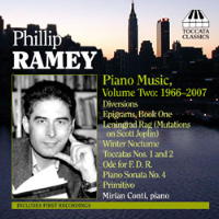 Philip Ramey Piano Music volume two: 1966-2007. &copy; 2008 Toccata Classics (TOCC 0077)