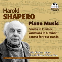 Harold Shapero: Piano Music. &copy; 2014 Toccata Classics (TOCC 0211)